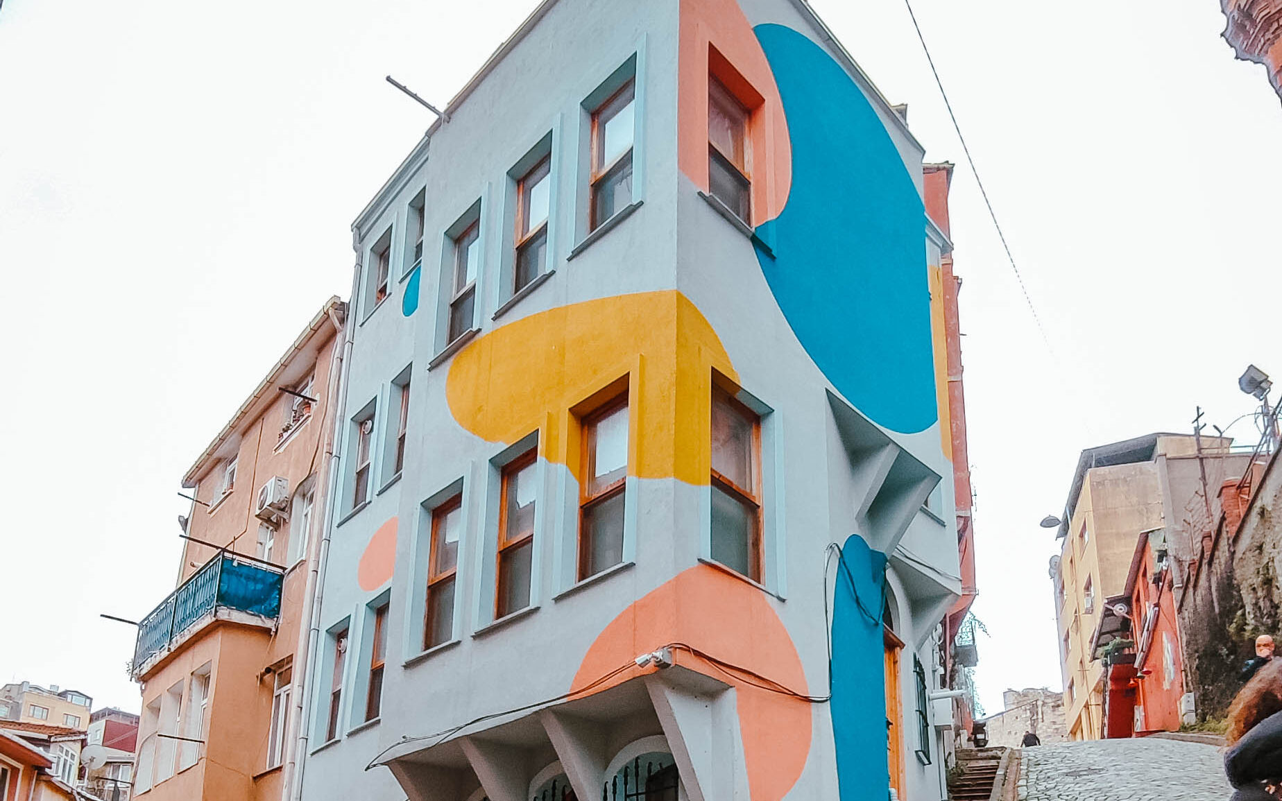 Le strade dei quartieri di Istanbul di Fener e Balat