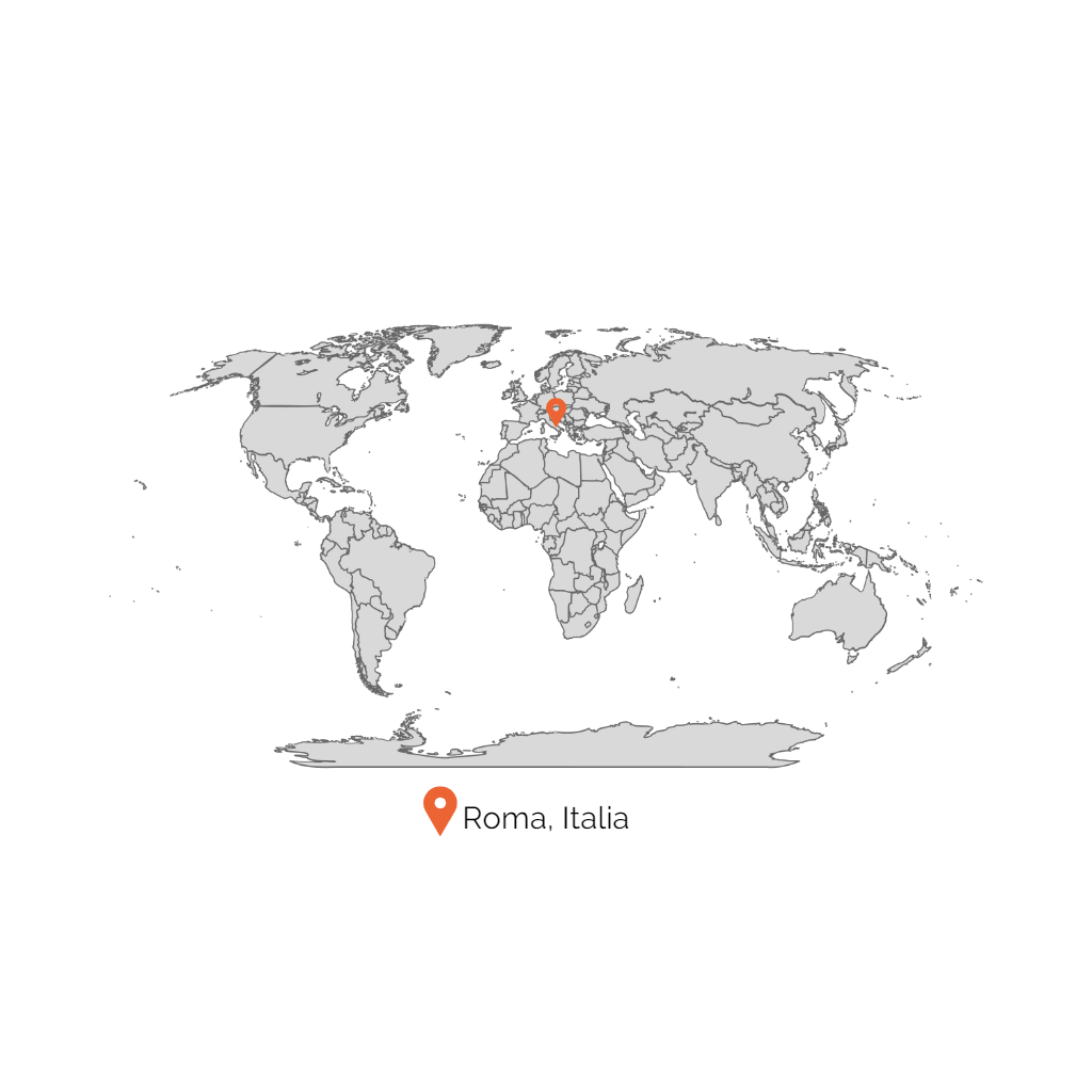 Mappa posizione con pin Oltre il solito viaggio