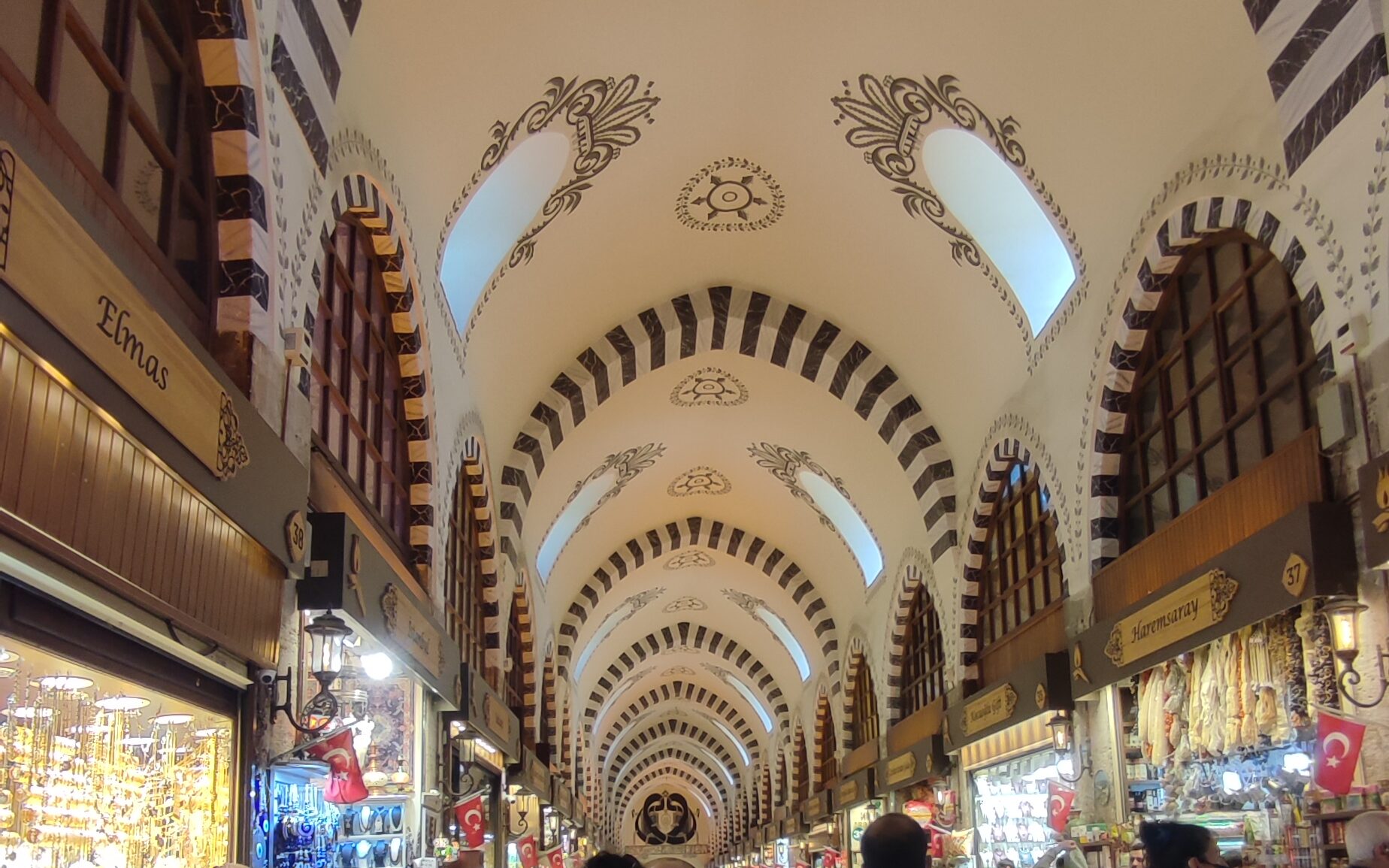 Quartiere di Sultanahmet vicino bazaar egiziano