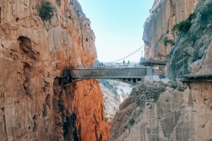 Caminito del rey ponte sospeso