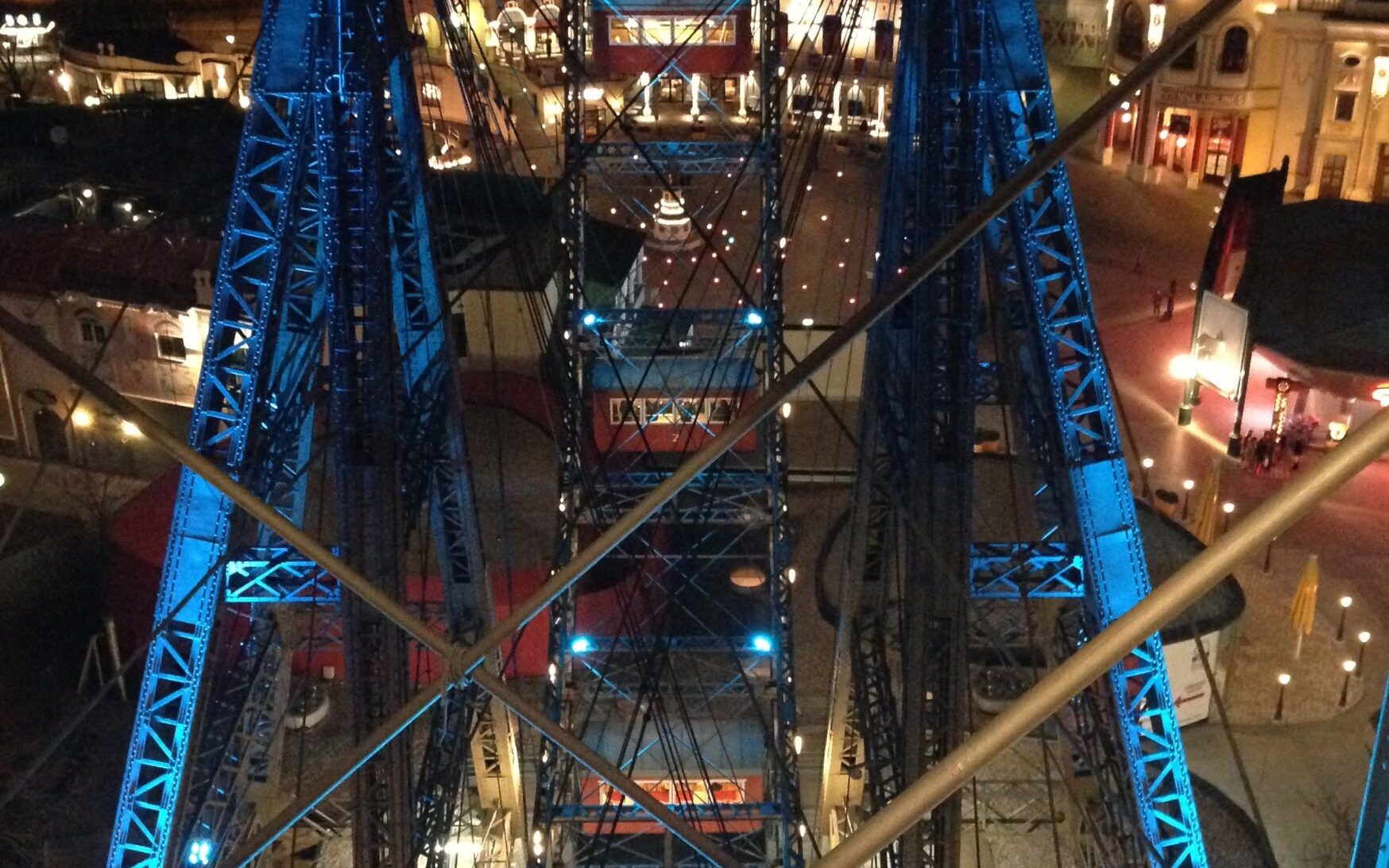 Prater di Vienna vista dalla ruota panoramica