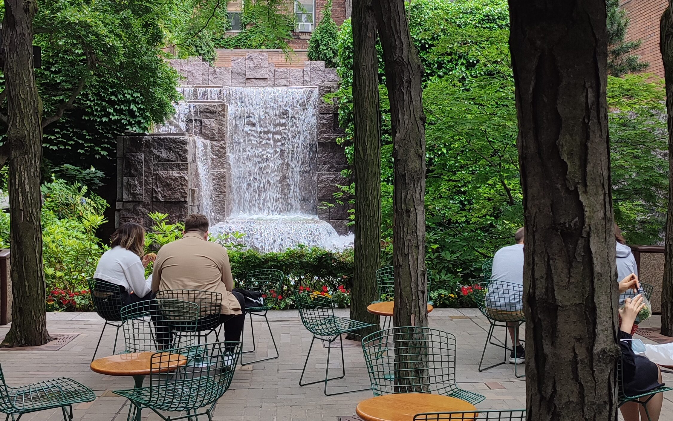 posti insoliti di New york area relax a Greenacre park