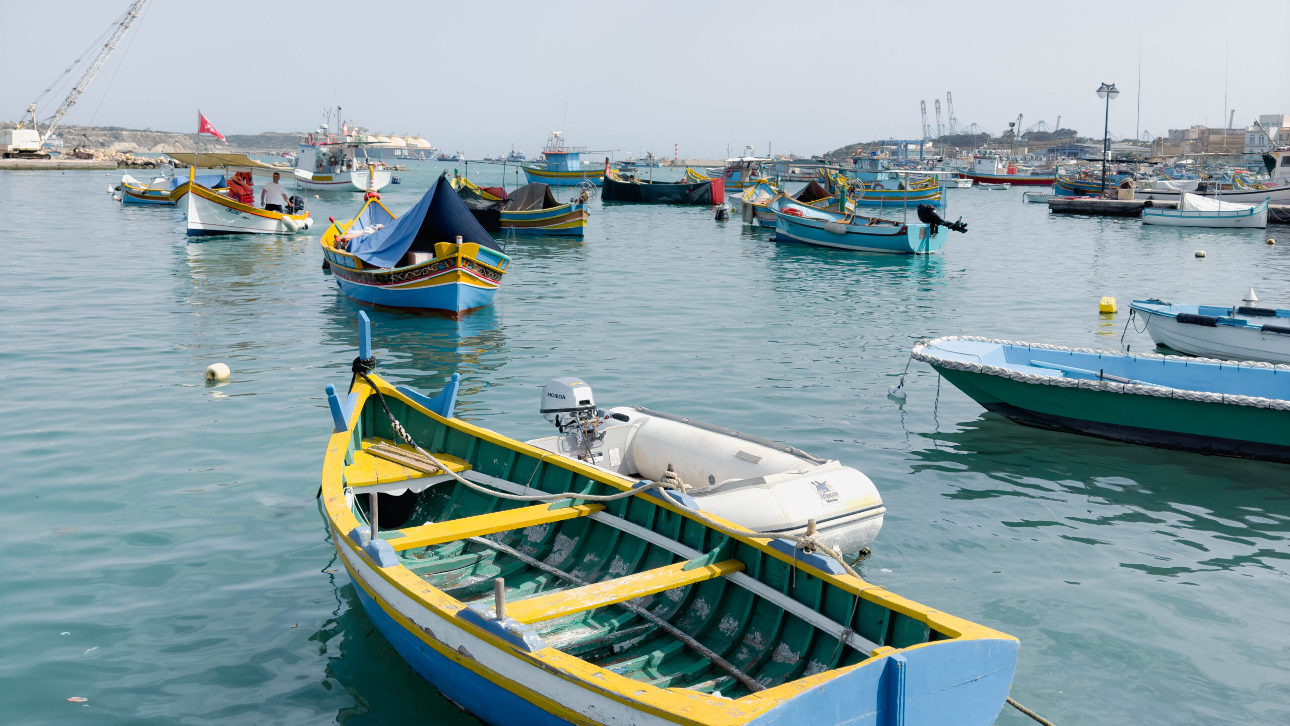 Cosa vedere a Malta-Marsaxlokk e le barche Iuzzu