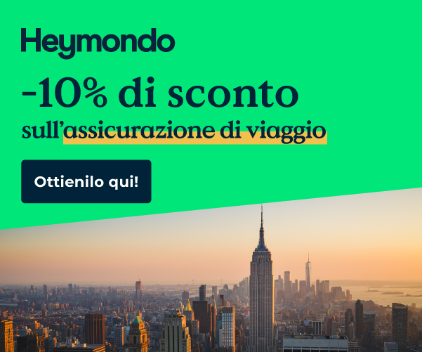 Assicurazione di viaggio heymondo banner